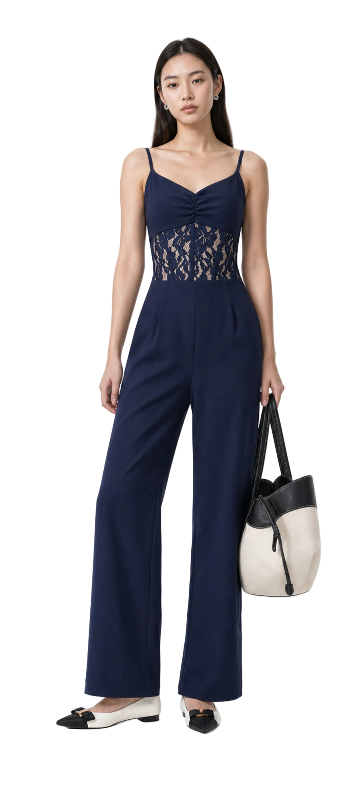 Jaylene Navy Casual Fit #Navy